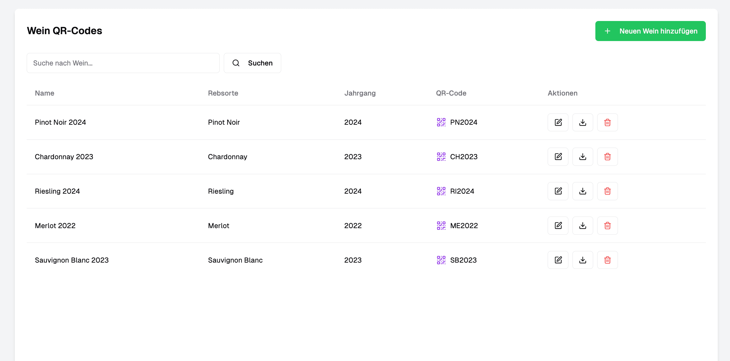 weinlabel.one Backend Interface